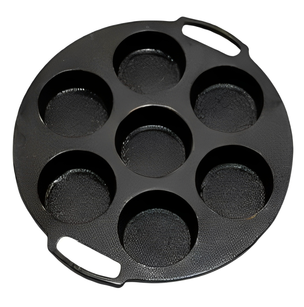 Cast Iron Pan with 7 Wells